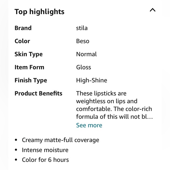 stila Stay All Day® Liquid Lipstick, Matte - beso - Picture 7 of 11